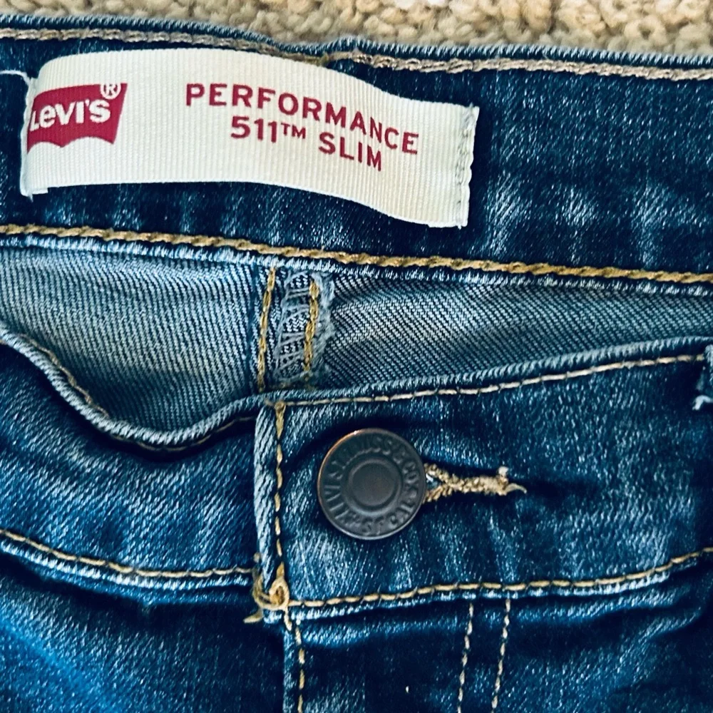 Levi's Kids Dark Blue Jeans - Picture 3 of 8